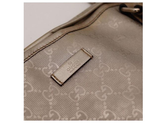Gucci Borsa Tote Monogramma GG Beige - vista 8