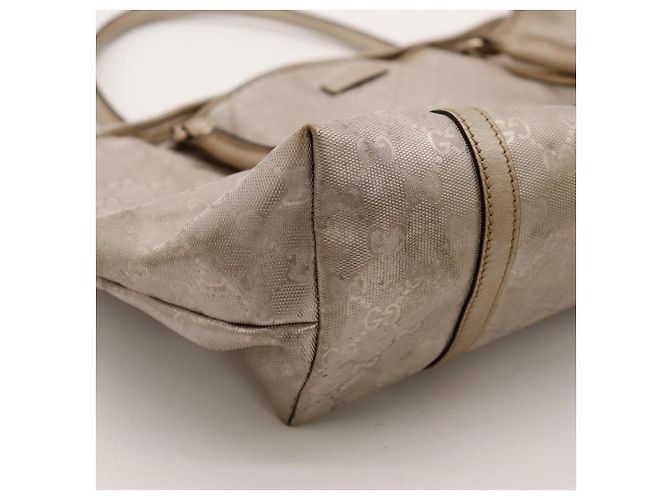 Gucci Borsa Tote Monogramma GG Beige - vista 9