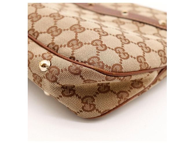 Borsa Gucci GG Supreme manico bambù Marrone Monogramma - vista 10