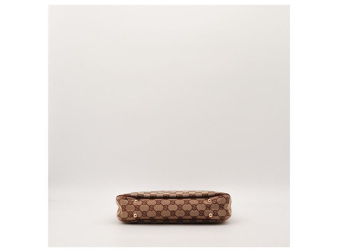 Borsa Gucci GG Supreme manico bambù Marrone Monogramma - vista 5