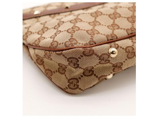 Borsa Gucci GG Supreme manico bambù Marrone Monogramma - vista 9