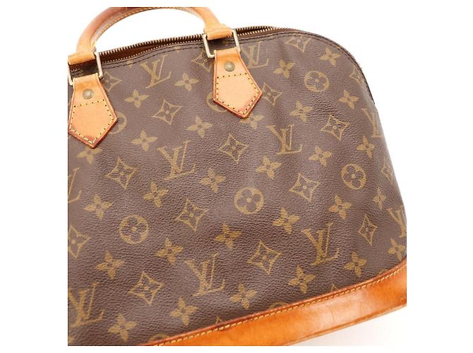 Louis Vuitton Borsa Alma PM Monogram Marrone Monogramma - vista 6