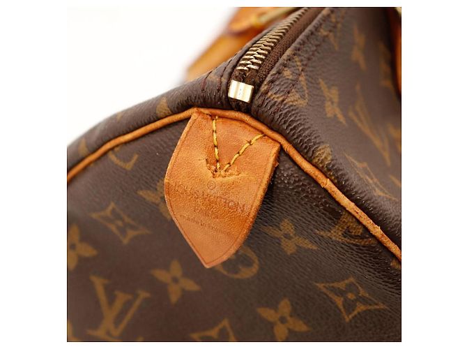 Louis Vuitton Speedy 30 Monogram Canvas Marrone Monogramma - vista 10