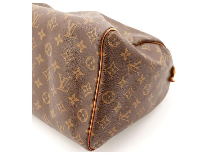 Louis Vuitton Speedy 30 Monogram Canvas Marrone Monogramma - vista 12