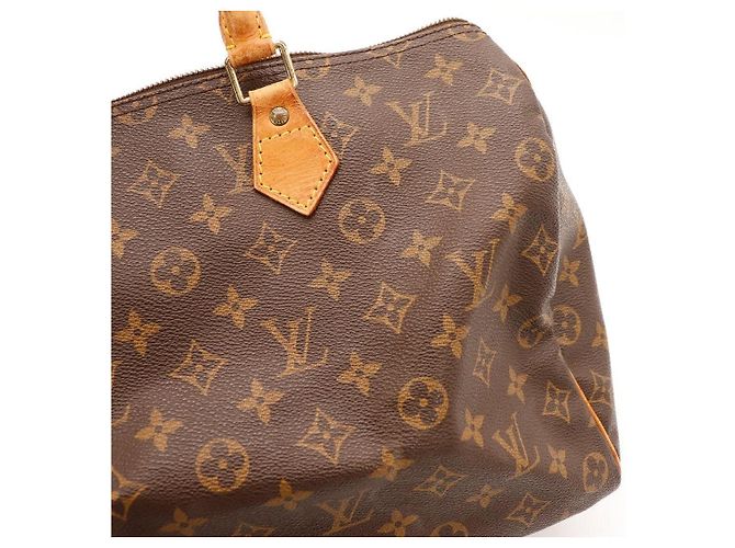 Louis Vuitton Speedy 30 Monogram Canvas Marrone Monogramma - vista 7