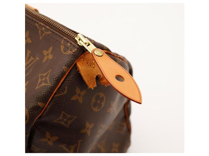 Louis Vuitton Speedy 30 Monogram Canvas Marrone Monogramma - vista 9