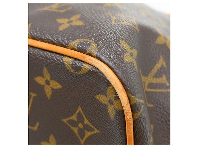 Bolso Louis Vuitton Palermo Monogram Canvas PM Castaño - vista 7