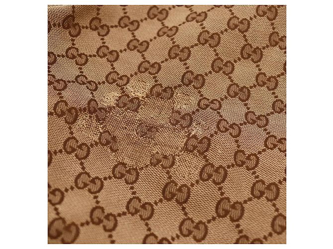 Gucci Borsa Tote in Tela Monogram GG Marrone Beige - vista 11