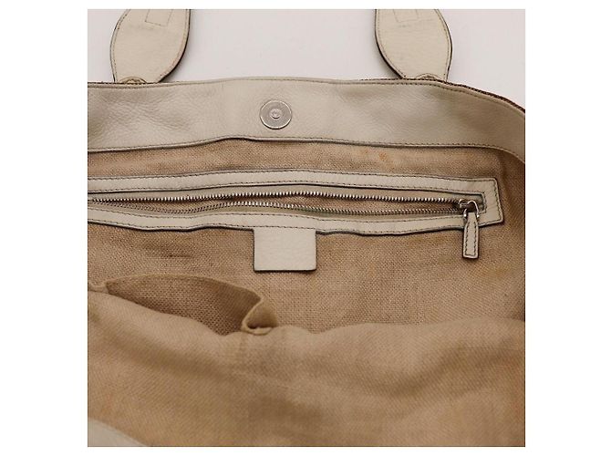 Gucci Borsa Tote in Tela Monogram GG Marrone Beige - vista 7