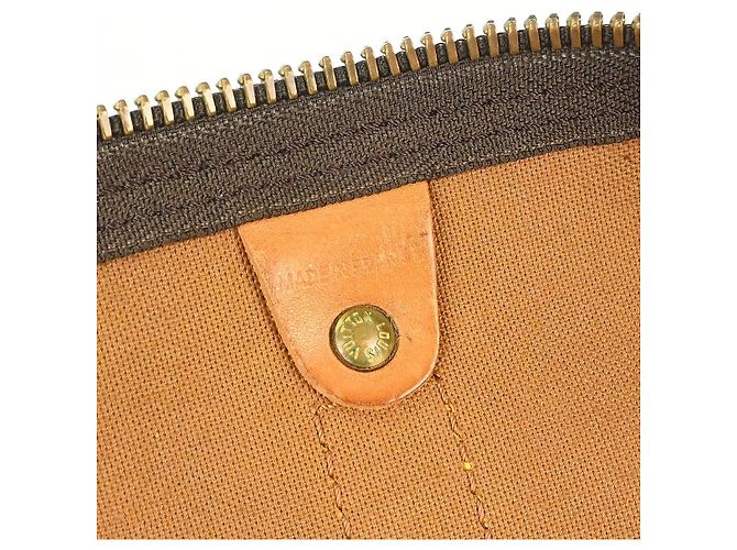 Borsa Keepall Louis Vuitton in tela Monogram 60 Marrone - vista 5