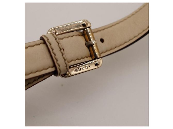 Gucci Bolso Hobo de lona monograma GG Castaño Beige - vista 10