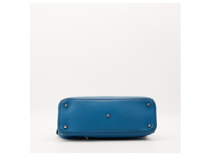 Borsa Christian Dior Lady Dior My ABCDior - Pelle Blu - vista 5