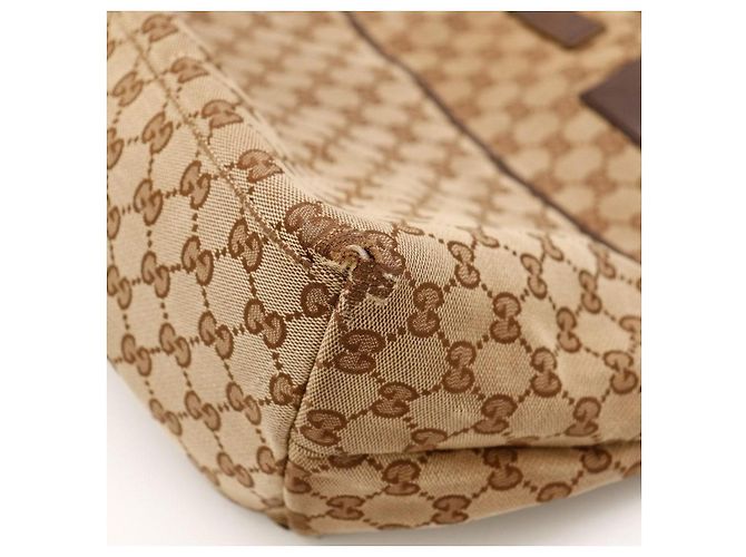 Gucci Borsa Tote in Tela Monogram GG Marrone Monogramma - vista 10