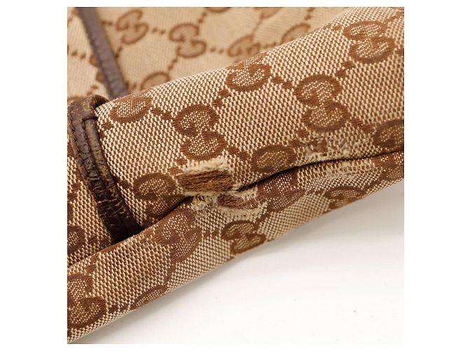 Gucci Borsa Tote in Tela Monogram GG Marrone Monogramma - vista 11