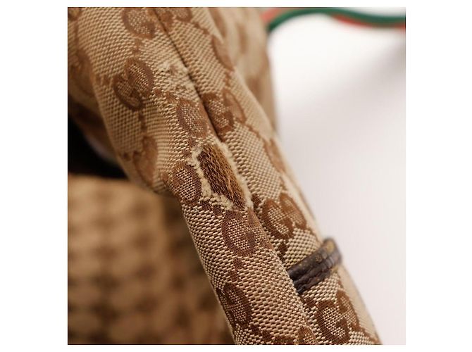 Gucci Borsa Tote in Tela Monogram GG Marrone Monogramma - vista 12