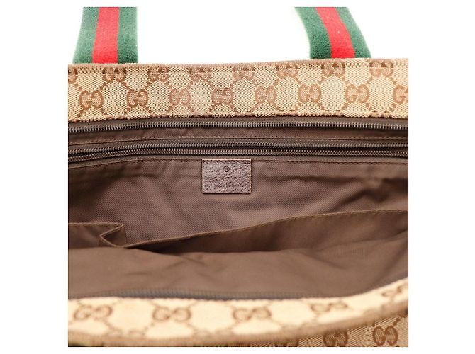 Gucci Borsa Tote in Tela Monogram GG Marrone Monogramma - vista 7