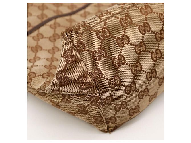 Gucci Borsa Tote in Tela Monogram GG Marrone Monogramma - vista 9