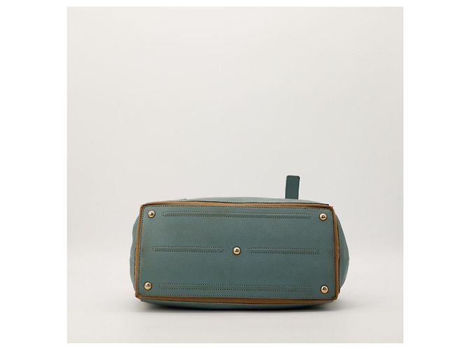 Borsa a mano Yves Saint Laurent Muse Two in pelle blu - vista 5
