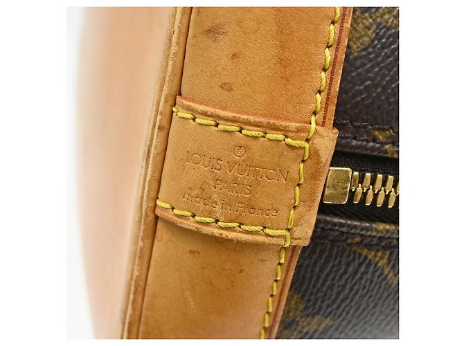 Borsa Louis Vuitton Alma Monogram Canvas PM Marrone - vista 4