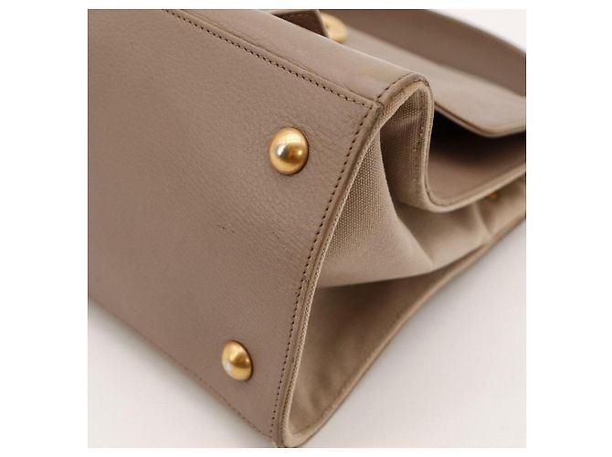 Saint Laurent Borsa a Mano Sac Muse Two Taupe - vista 11