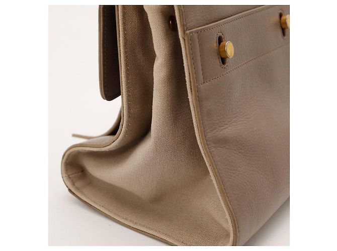 Saint Laurent Borsa a Mano Sac Muse Two Taupe - vista 13