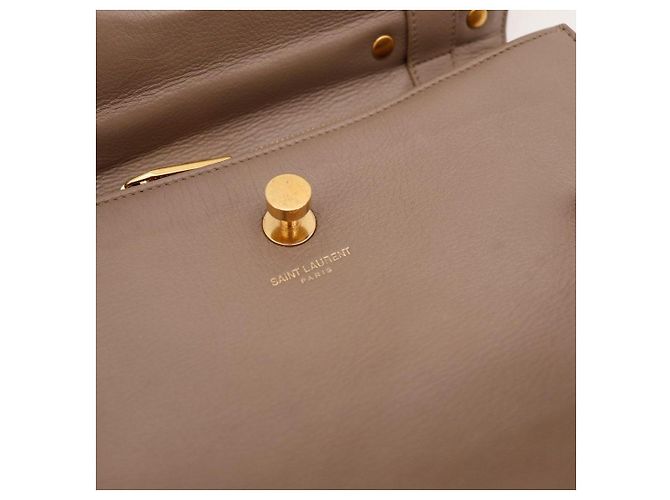 Saint Laurent Borsa a Mano Sac Muse Two Taupe - vista 6