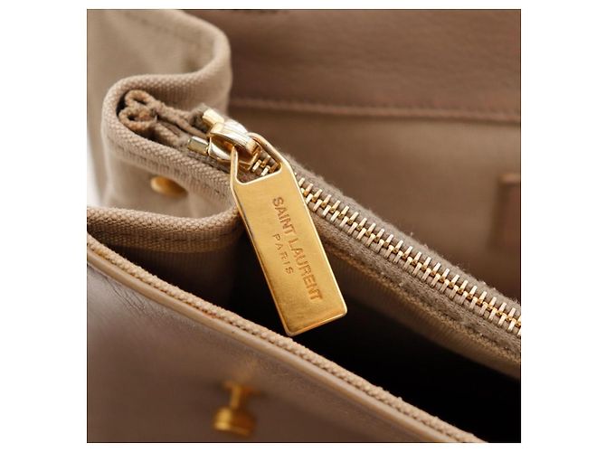 Saint Laurent Borsa a Mano Sac Muse Two Taupe - vista 9