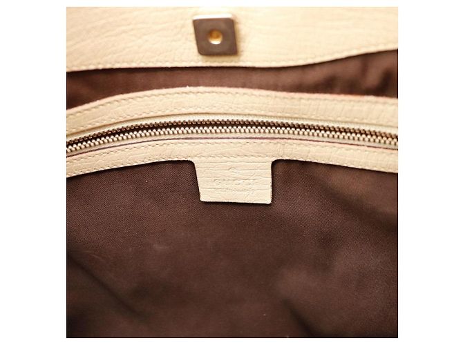 Borsa a spalla Gucci GG Supreme Canvas Horsebit Marrone Beige - vista 7