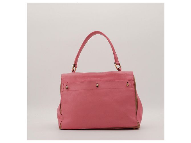 Yves Saint Laurent Borsa a mano Muse Two Rosa - vista 3