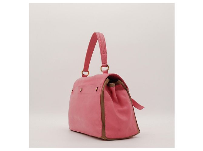 Yves Saint Laurent Borsa a mano Muse Two Rosa - vista 4