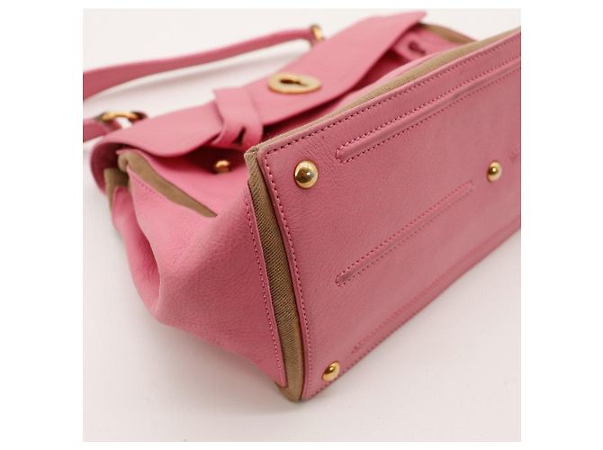 Yves Saint Laurent Borsa a mano Muse Two Rosa - vista 8