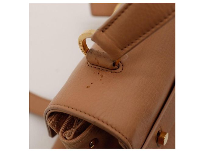 Saint Laurent Sac De Jour Nano Marrone - vista 11