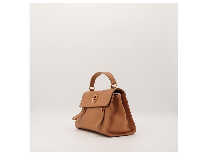 Saint Laurent Sac De Jour Nano Marrone - vista 2
