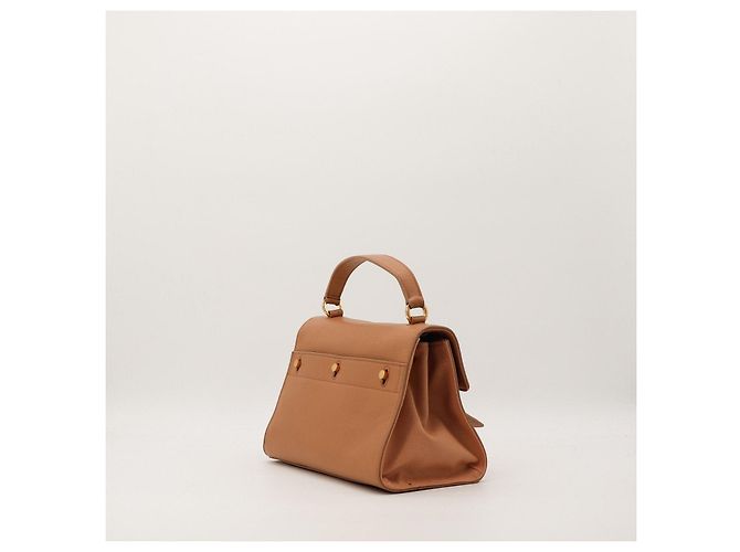 Saint Laurent Sac De Jour Nano Marrone - vista 4