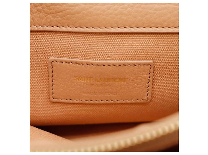 Saint Laurent Sac De Jour Nano Marrone - vista 7