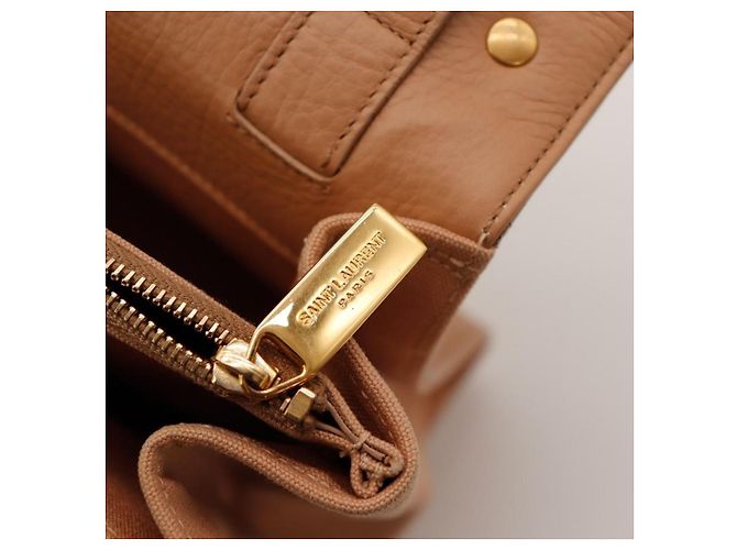 Saint Laurent Sac De Jour Nano Marrone - vista 8