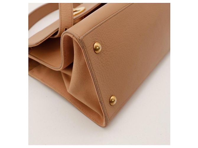 Saint Laurent Sac De Jour Nano Marrone - vista 9