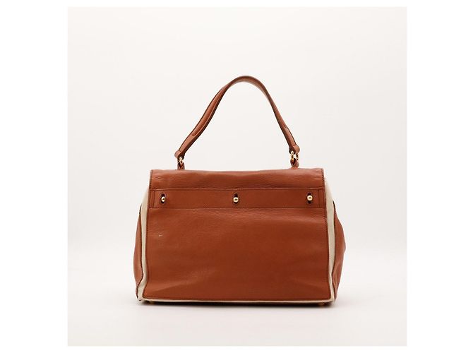 Yves Saint Laurent Borsa a mano Muse Two Marrone - vista 3