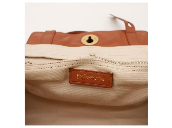 Yves Saint Laurent Borsa a mano Muse Two Marrone - vista 6