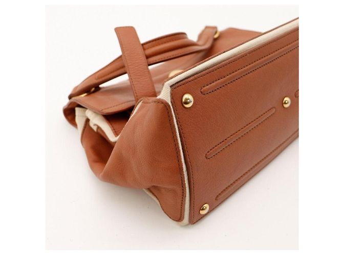 Yves Saint Laurent Borsa a mano Muse Two Marrone - vista 7