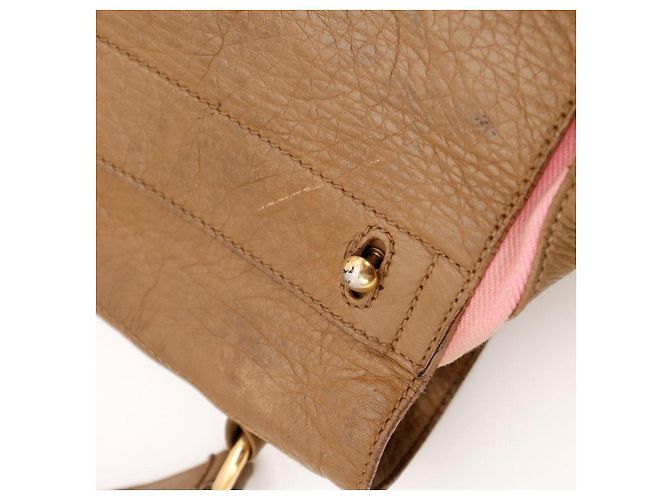 Yves Saint Laurent Borsa a mano Muse Two Marrone Rosa - vista 11