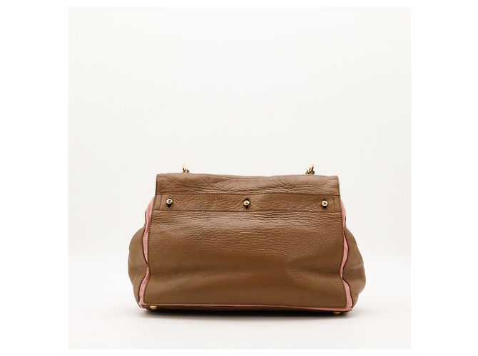 Yves Saint Laurent Borsa a mano Muse Two Marrone Rosa - vista 3