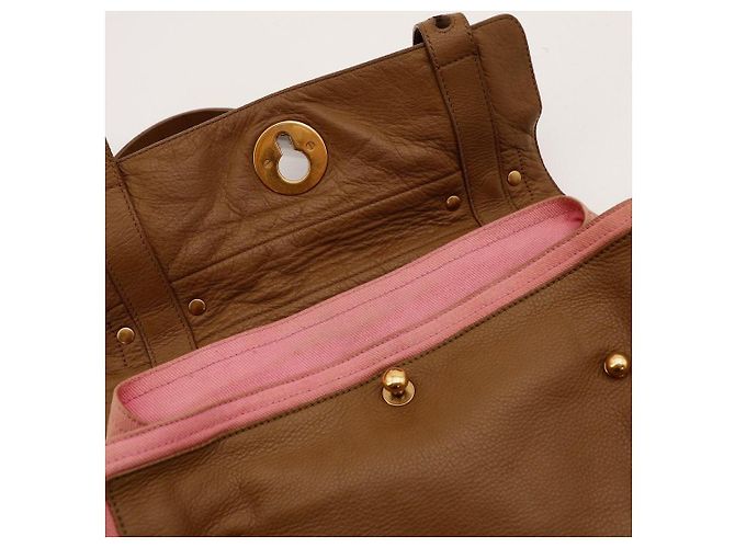 Yves Saint Laurent Borsa a mano Muse Two Marrone Rosa - vista 6