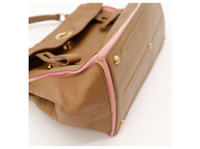 Yves Saint Laurent Borsa a mano Muse Two Marrone Rosa - vista 8