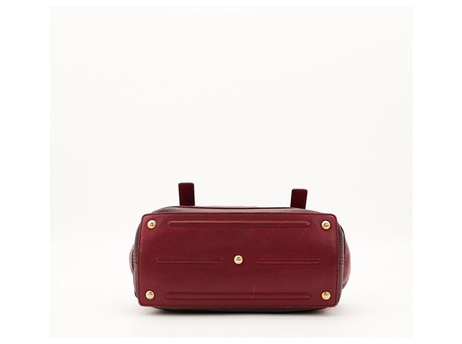 Yves Saint Laurent Borsa a mano Muse Two Bordò - vista 5