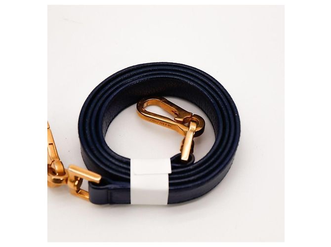 Saint Laurent Borsa Muse Two in Pelle Blu - vista 13