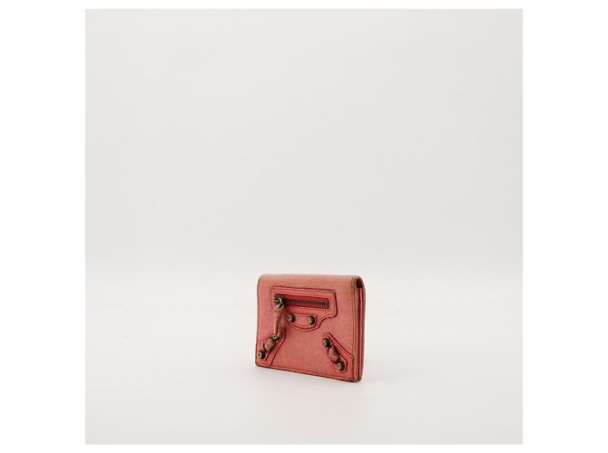 Balenciaga Ledergeldbörse Rosa Pink - Ansicht 3
