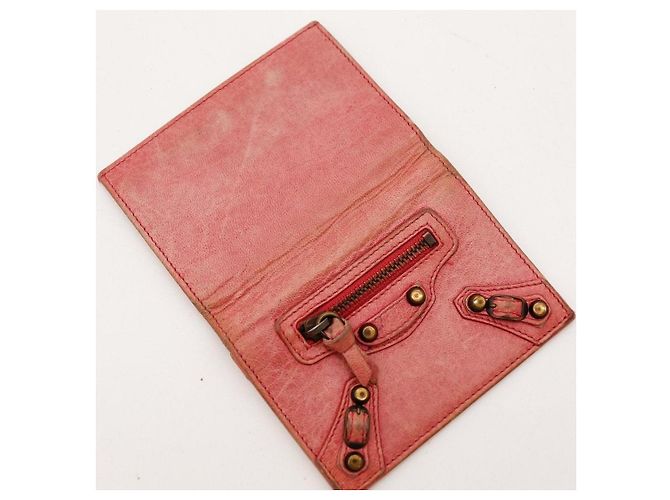 Balenciaga Ledergeldbörse Rosa Pink - Ansicht 8