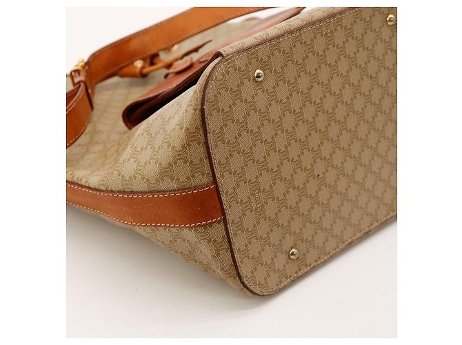 Céline Celine Macadam Beuteltasche Braun Beige - Ansicht 10