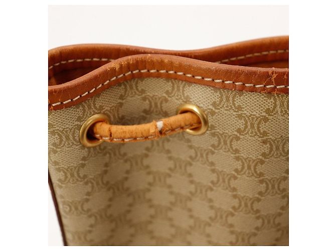 Céline Celine Macadam Beuteltasche Braun Beige - Ansicht 8